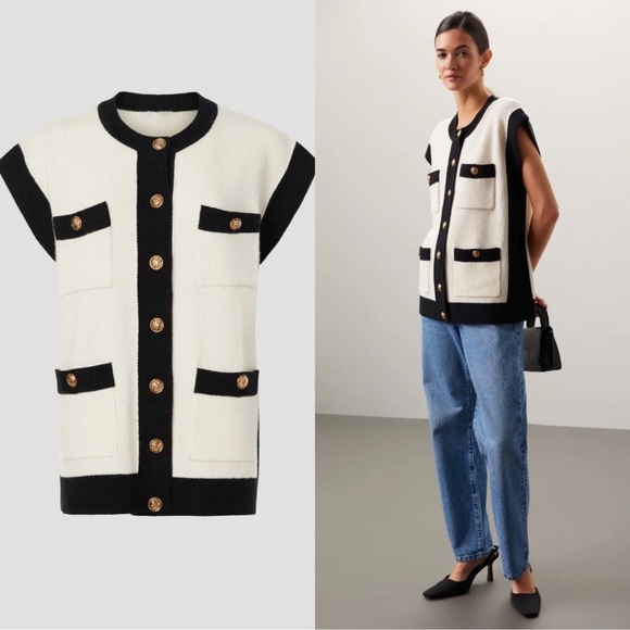 Sandro Lunea Cardigan in Size 1 - Picture 5 of 15